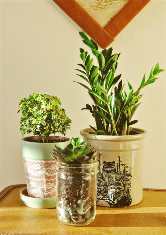 diy ιδέες βάζα κτιστών ιδέες διακόσμησης φυτά