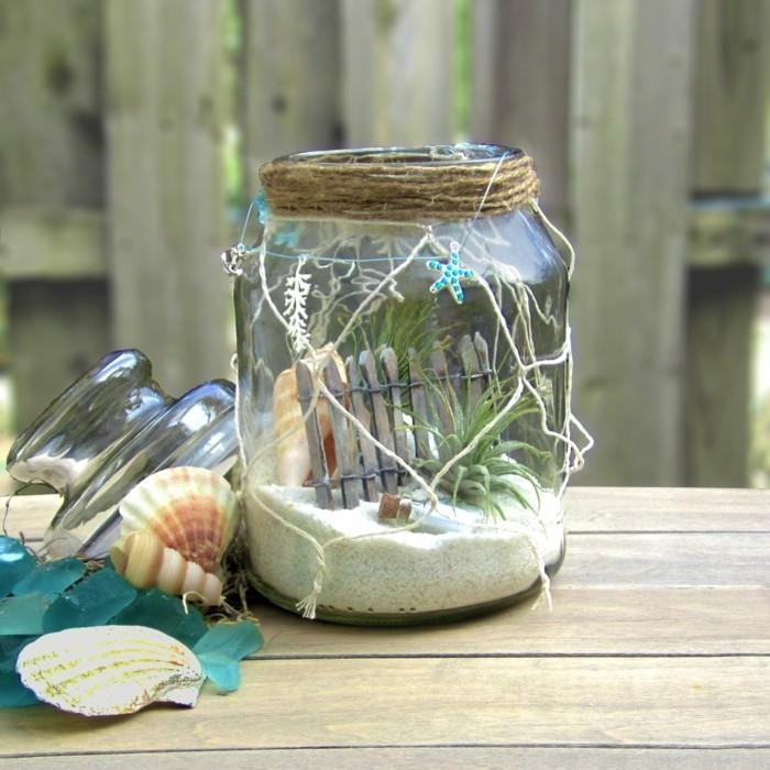 diy ιδέες mason jars terrarium tinker καλοκαιρινές ιδέες ντεκό