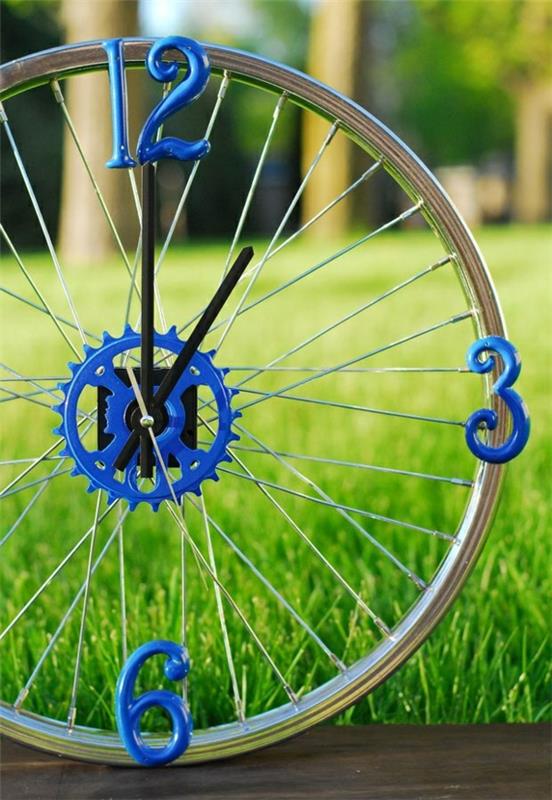 diy ιδέες ποδήλατο diy ρολόι επίπλων δημιουργικές ιδέες σπιτιού
