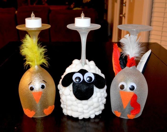 diy ιδέες λαμπάδα αστεία ζώα diy