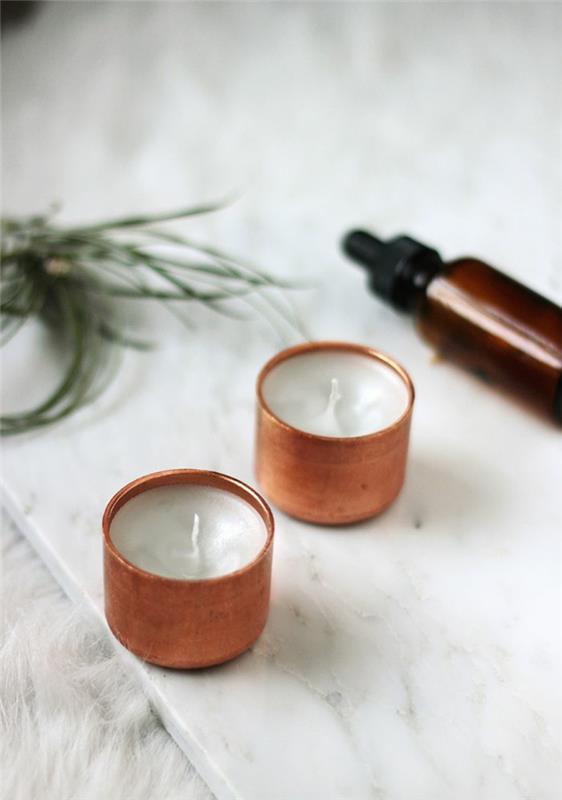 Ιδέες DIY κηροπήγιο κηροπήγιο κομψό τον εαυτό σας