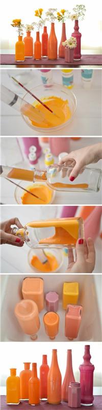 diy ιδέες δημιουργικές ιδέες χειροτεχνίας χρωματιστά βάζα παστέλ χρώματα