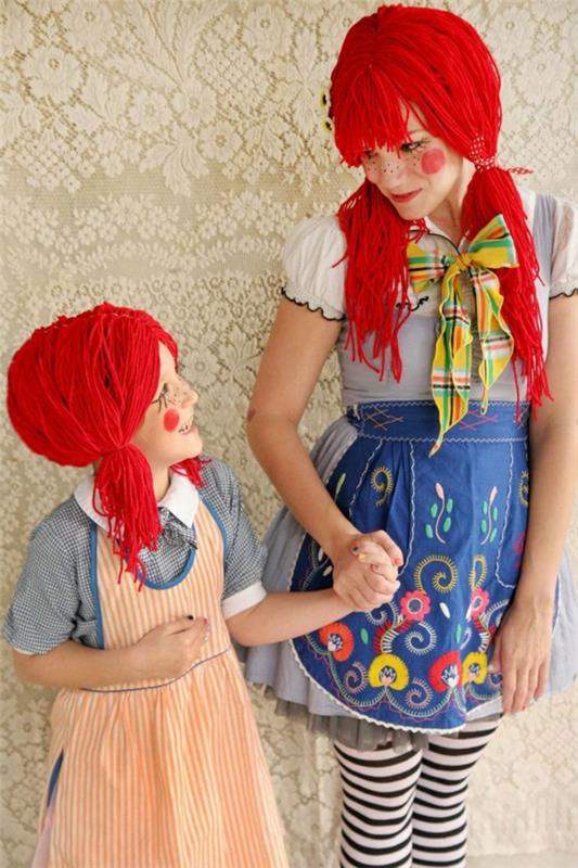 DIY ρούχα αποκριάτικα κοστούμια Pippi longstocking