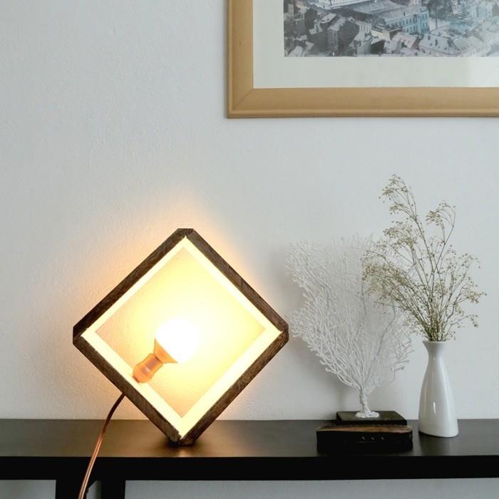 DIY λαμπτήρας μινιμαλιστικές ιδέες διακόσμησης
