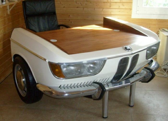 DIY έπιπλα ανταλλακτικά αυτοκινήτου γραφείο τραπέζι
