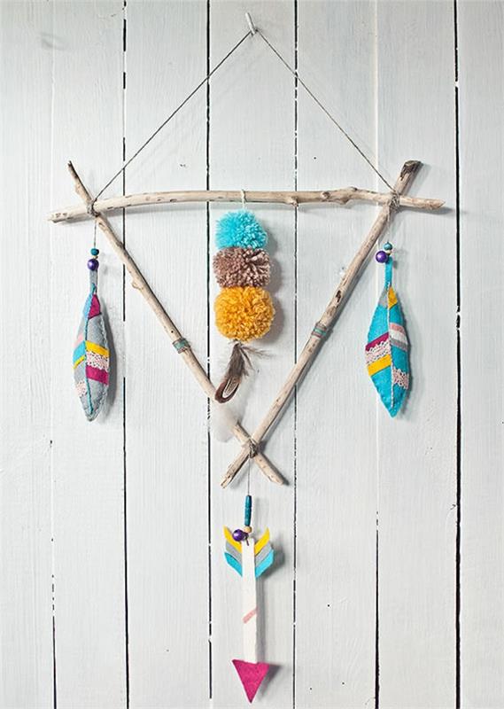 diy κινητά φτερά ινδικά