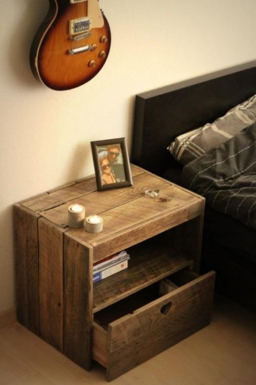 diy κομοδίνο με συρτάρι και αποθηκευτικό χώρο