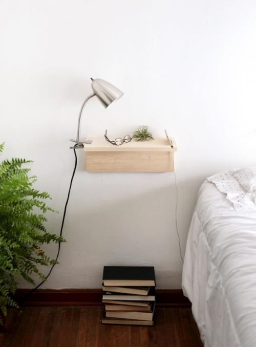 diy κομοδίνο με νυχτερινό φως
