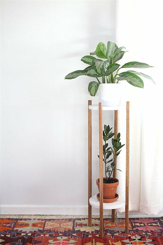diy έργα στάση φυτών δύο επιπέδων