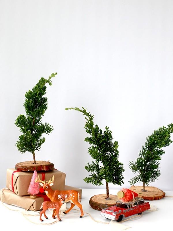 diy ιδέες χριστουγεννιάτικης διακόσμησης φανταχτερές ιδέες deco φυσικά υλικά