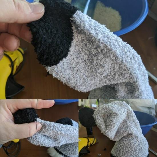 diy imp από παλιές κάλτσες χριστουγεννιάτικες διακοσμήσεις