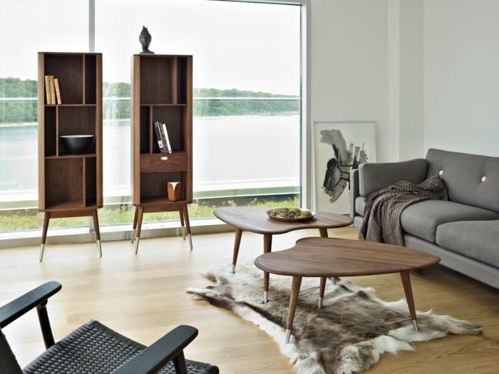Δανέζικα έπιπλα σχεδιασμός τραπεζάκια ράφια καναπές