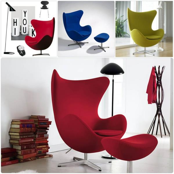 Έπιπλα δανέζικου σχεδιασμού καρέκλα αυγό Arne Jacobsen aj
