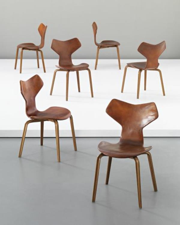 έπιπλα δανικού σχεδιασμού καρέκλες Grand Prix Arne Jacobsen
