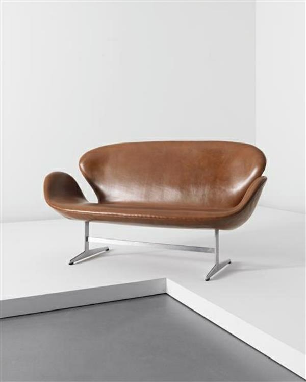 Δανικός σχεδιασμός καναπές κύκνου Arne Jacobsen