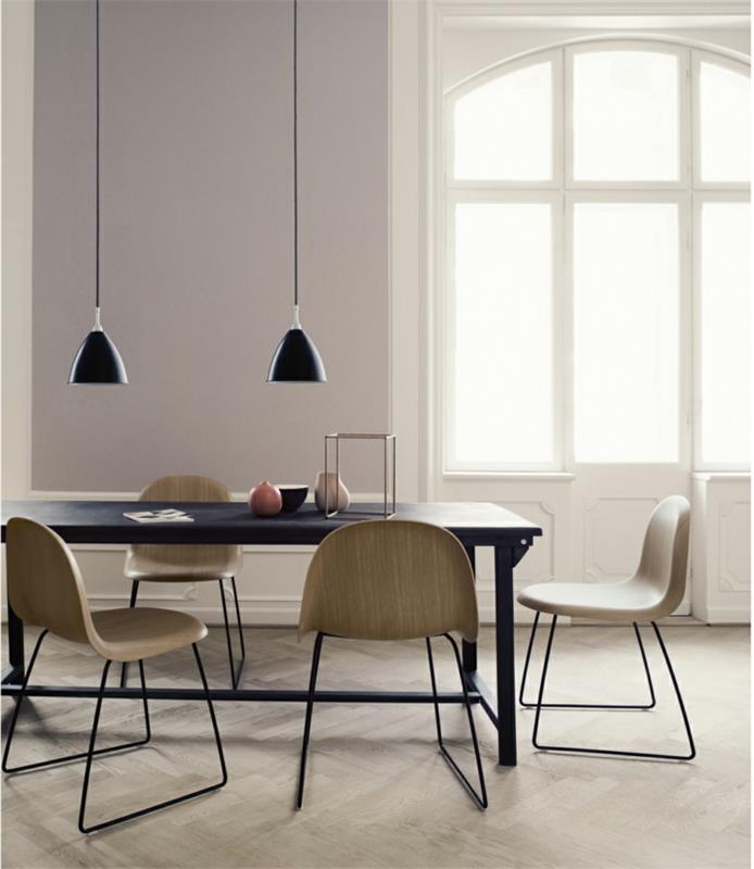 δανέζικη σχεδίαση σκανδιναβικά έπιπλα τραπεζαρία τραπεζαρία καρέκλες gubi