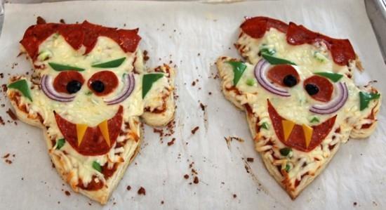 ιδέες dracula mini πίτσας για αποκριές