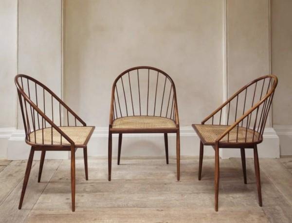 τρεις όμορφες καρέκλες - πλέγμα wiener