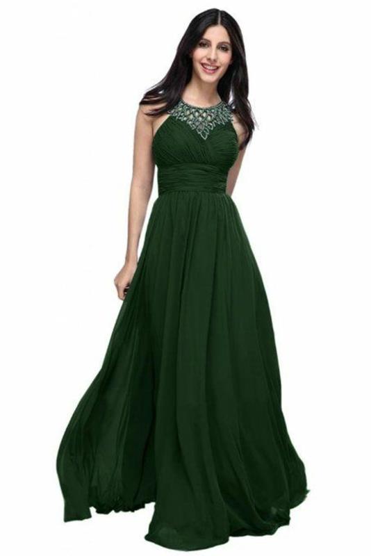 σκούρο πράσινο σχέδιο φόρεμα