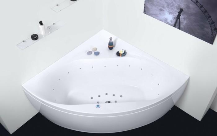 γωνιακή μπανιέρα μια λειτουργική λύση για ιδέες μπάνιου