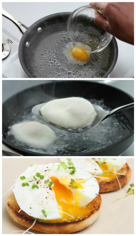 εύκολες συνταγές μαγείρεμα υγιεινά τρόφιμα αυγά ποσέ