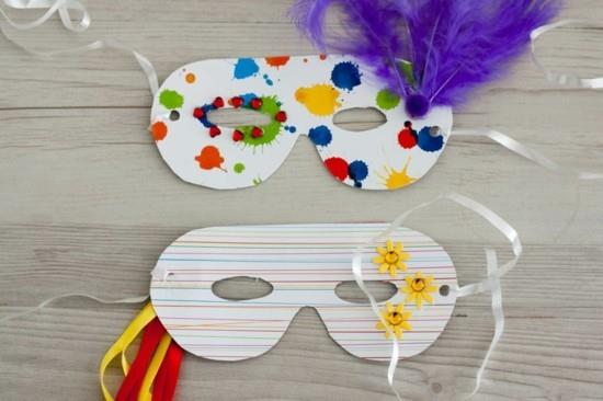 φτιάξτε απλές μάσκες με παιδιά για το καρναβάλι