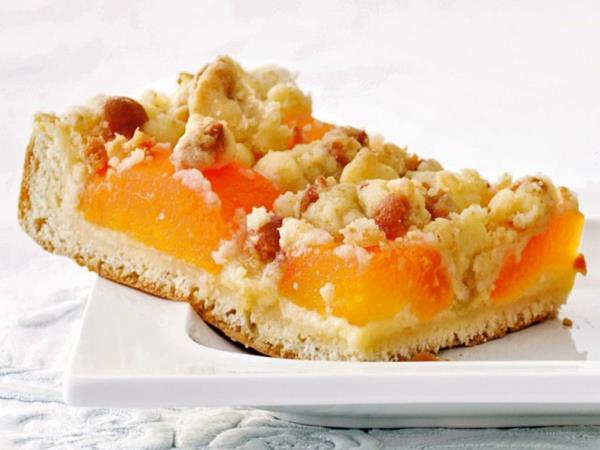 απλό κέικ crumble κέικ βερίκοκο καλοκαίρι