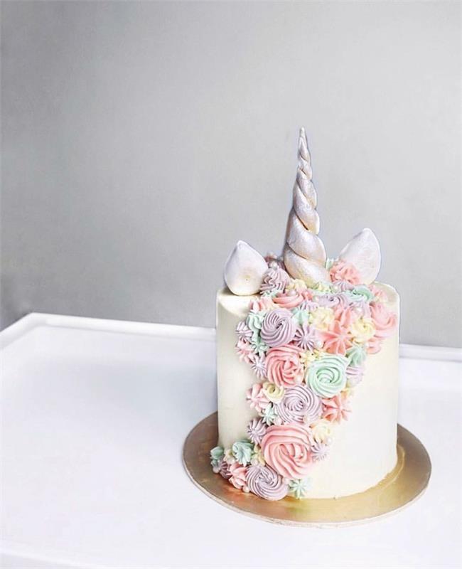 ιδέες για τούρτα γενεθλίων παιδικό πάρτι μονόκερου