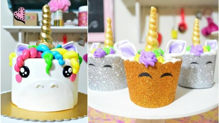 Το κέικ μονόκερου φτιάξτε τη δική σας ιδέα για παιδικό πάρτι γενεθλίων