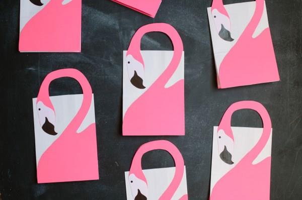 πρόσκληση καλοκαιρινό πάρτι διακόσμηση ροζ φλαμίνγκο κάρτες