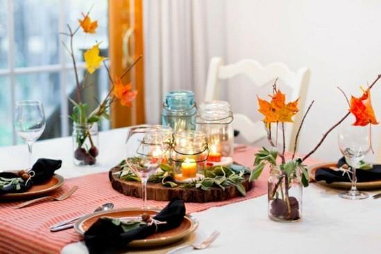 Διακοσμητικό τραπέζι διακόσμηση βάζων μασόν