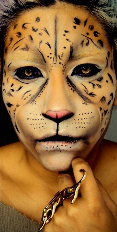 Απόκριες make up ιδέες τίγρη