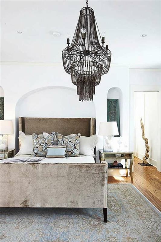 σαλόνι ιδέες κρεβατοκάμαρα vintage χαλί ρουστίκ κρεβάτι