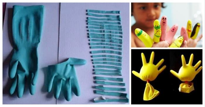 γάντια μιας χρήσης ανακύκλωση ιδέες λαστιχένια γάντια ανακύκλωση