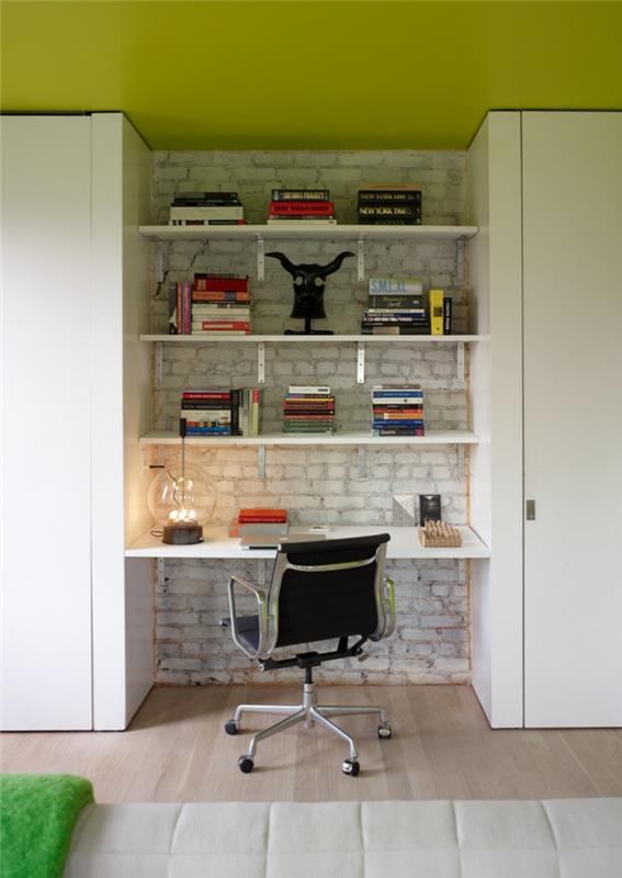 Επιπλώστε διαμέρισμα ενός δωματίου σοφίτα διαμέρισμα σπίτι γραφείο καρέκλα γραφείου