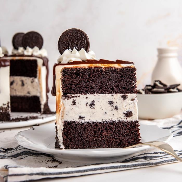 Φτιάξτε το δικό σας oreo κέικ παγωτού