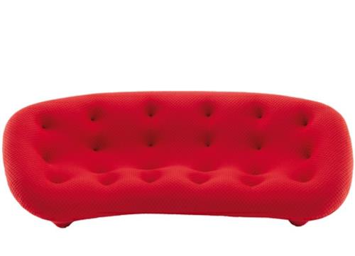 ελαστικό μαλακό καναπέ υφή κόκκινο χρώμα