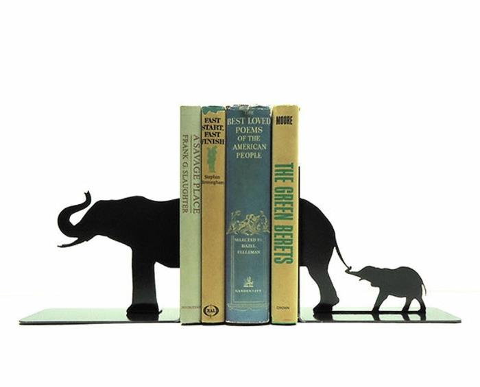 φιλέτα ελέφαντα ράφι βιβλιοδεσίας δημιουργικά διακοσμητικό ελέφαντα