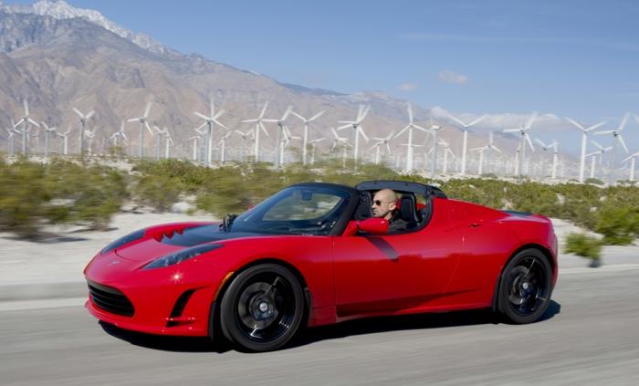 ηλεκτρικό αυτοκίνητο tesla μοντέλο roadster βιώσιμο