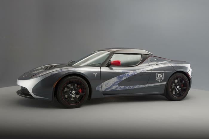 ηλεκτρικό αυτοκίνητο tesla μοντέλο s roadster ειδική ετικέτα φέτος