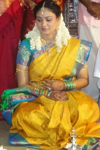 Sužadėtuvės Pattu Saree