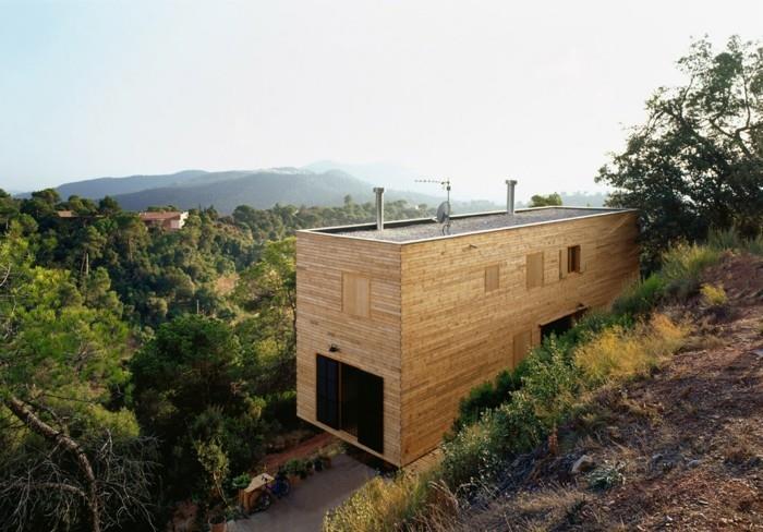 οικολογικό σπίτι βιώσιμο κτίριο ξύλινο σπίτι