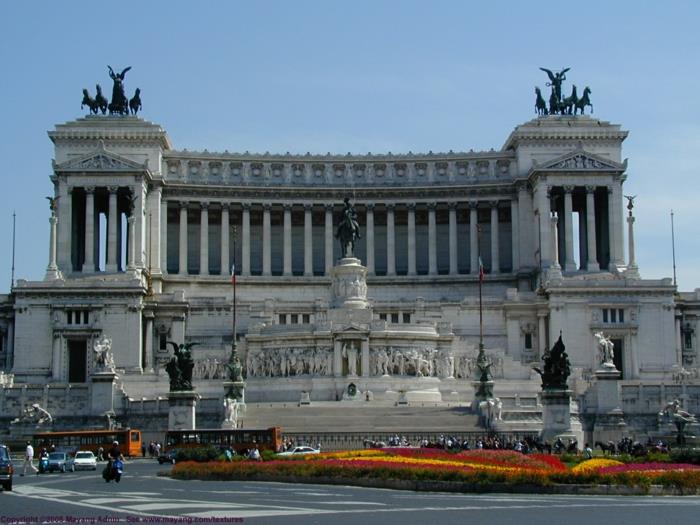 εποχές της ιστορίας της τέχνης κλασικισμός πλατεία Βενετίας Ρώμη