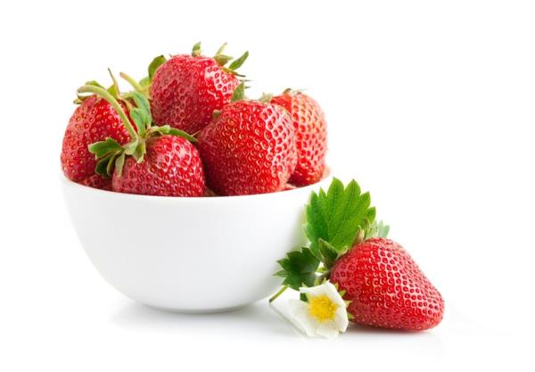 φράουλες υγιεινό φρέσκο ​​νόστιμο επιδόρπιο