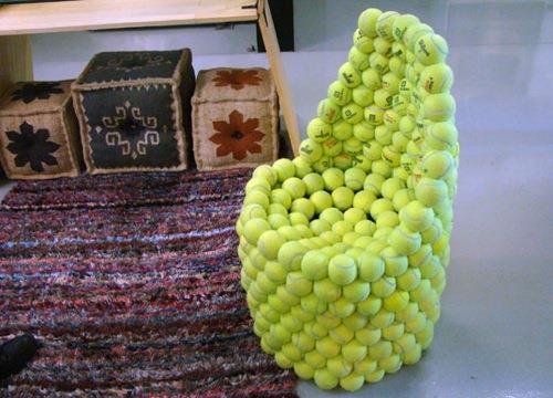 εργονομικές βιώσιμες καρέκλες γραφείου πράσινη μπάλα τένις Χιου Χάιντεν