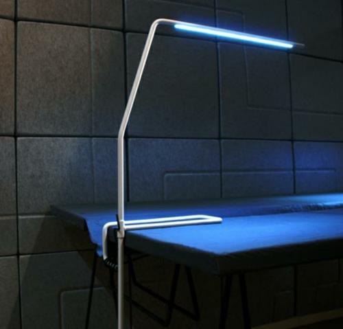 καταπληκτικές μοντέρνες ιδέες λαμπτήρων μπλε led φως