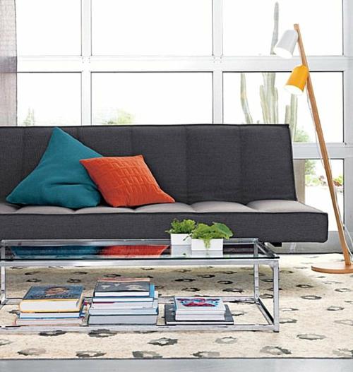 εκπληκτικές μοντέρνες ιδέες λαμπτήρων καναπές μαξιλάρια πορτοκαλί μπλε