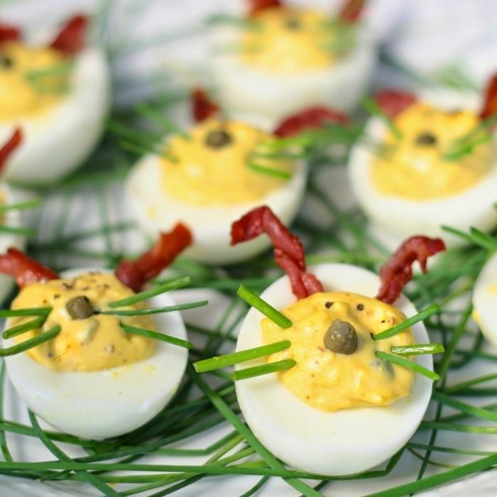 τρώτε πασχαλινά βραστά αυγά πασχαλινά κουνελάκια