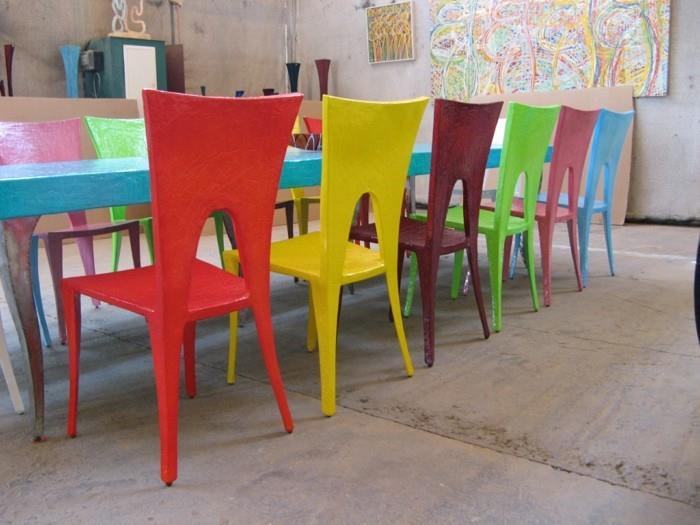 καρέκλες τραπεζαρίας ζωντανές ιδέες επιπλώνοντας παραδείγματα deco ιδέες βιώσιμη μόδα μοντέρνα