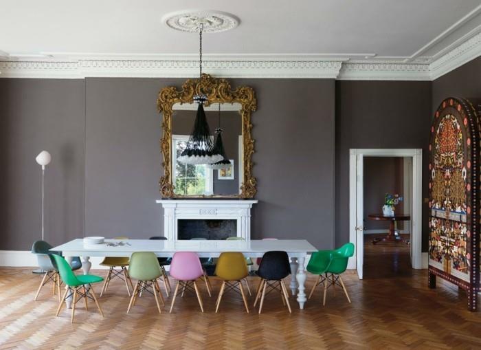 καρέκλες τραπεζαρίας ζωντανές ιδέες επιπλώνοντας παραδείγματα deco ιδέες βιώσιμη μίξη στυλ μόδας